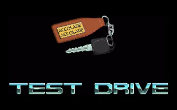 Test Drive screen shot title